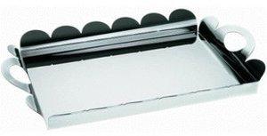 Alessi Recinto Tablett mit Griffen groß