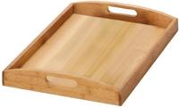 Zeller Tablett Bamboo braun rechteckig 30,0 x 44,0 cm