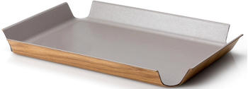 Continenta Tablett rutschfest (54,5 x 40 cm) taupe metallic