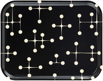 Vitra Classic Tray Dot Pattern Dark Tablett schwarz/creme/LxBxH 46x36x2cm