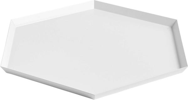 HAY Kaleido Ablage/Tablett XL weiß/pulverbeschichtet/LxB 45x39cm