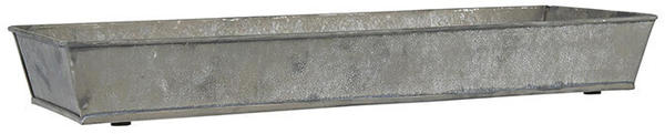 IB Laursen Deko-Tablett aus Metall, grau, L45 cm