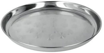 Metaltex Tablett rund silber (32 cm)