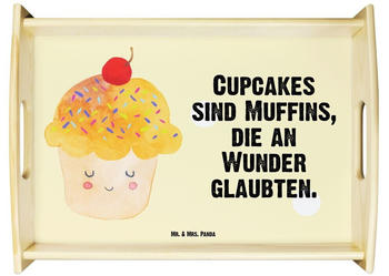Mr. & Mrs. Panda Cupcake Gelb Pastell Muffin,Cupcakes, lasiert (1-tlg)