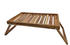 Spetebo Tablett Akazien Betttablett mit klappbaren Füßen 49x33 cm Akazienholz, (Packung, 1-tlg., mit Füßen), Holz Servier mit klappbarem Gestell