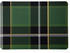ASA 6er Spar-Set leather optic Tischset - tartan grün à 46x33 cm