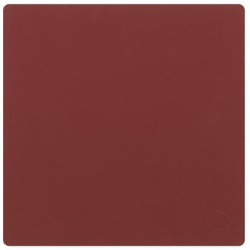 LINDDNA 4er Spar-Set Square Nupo Tischset - red - 28x28 cm