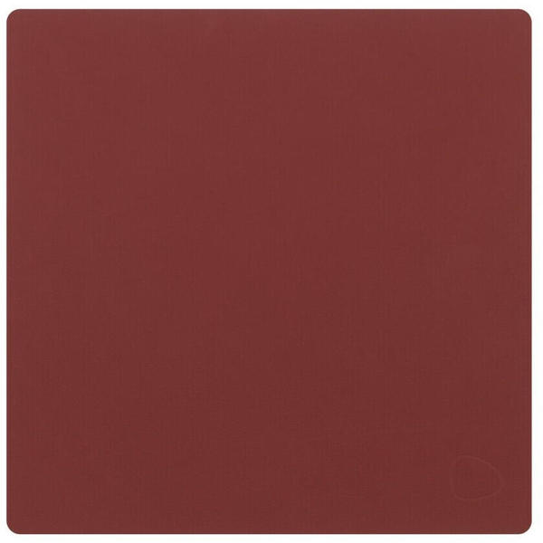 LINDDNA 4er Spar-Set Square Nupo Tischset - red - 28x28 cm