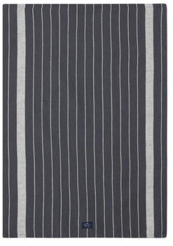 LEXINGTON Striped Geschirrtuch - dark gray/white - 50x70 cm