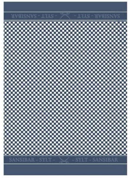Sansibar Geschirrtuch - 3er-Set - blau - 3 Tücher à 50x70 cm