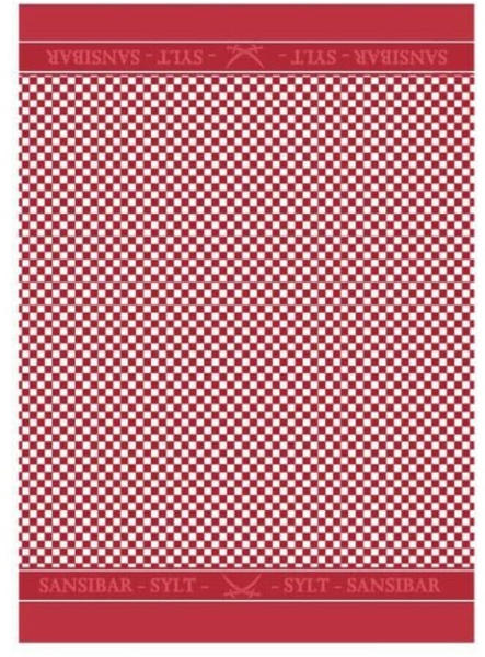 Sansibar Geschirrtuch - 3er-Set - rot - 3 Tücher à 50x70 cm