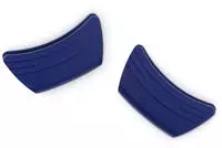 Le Creuset 42813002200000, Le Creuset Silikon Griffschutz 2er-Set Azure Blau