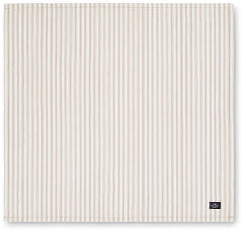 LEXINGTON Icons Herringbone Striped Serviette 50 x 50cm Beige-white