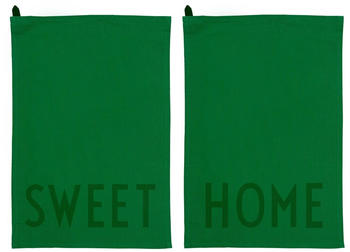 Design Letters Favorit Geschirrtuch 2-teilig Sweet-home-green