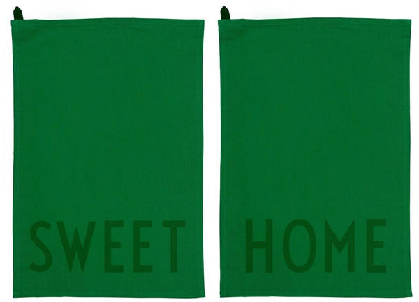 Design Letters Favorit Geschirrtuch 2-teilig Sweet-home-green