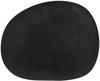 AIDA RAW - Buffalo placemat - Recycled Leather - 1 pc - Black