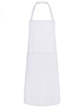 Karlowsky Fashion KY026 Latzschürze Denmark White 75 x 95 cm