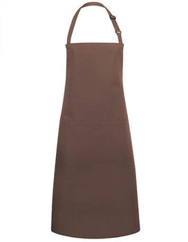 Karlowsky Fashion KY044 Latzschürze Basic mit Tasche und Schnalle Light Brown (ca. Pantone 2322C) 75 x 90 cm