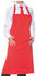 Karlowsky Fashion KY044 Latzschürze Basic mit Tasche und Schnalle Red (ca. Pantone 200C) 75 x 90 cm (Breite x Länge)