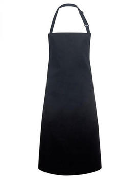 Karlowsky Fashion KY049 Latzschürze Basic mit Schnalle Black (ca. Pantone Black 6 C) 75 x 90 cm (Breite x Länge)