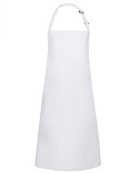 Karlowsky Fashion KY049 Latzschürze Basic mit Schnalle White 75 x 90 cm (Breite x Länge)