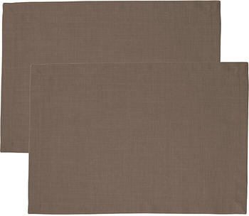 Sander fleckabweisendes Tischset Loft im 2er-Pack braun-beige 35x50 cm