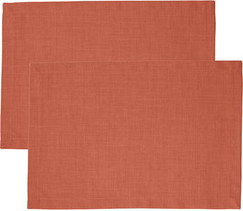 Sander fleckabweisendes Tischset Loft im 2er-Pack orange 35x50 cm