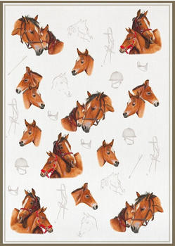 Kracht Geschirrtücher Set 2-teilig 50 x 70 cm Pferde