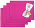 Westmark Tischsets / Platzsets, 4 Stück, 42 x 32 cm, Synthetik, Pink, Saleen Edition: Home, 01210253350