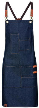 Exner EX283 Latzschürze Denim Navy 80 x 70 cm