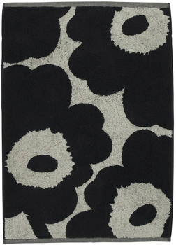 Marimekko Unikko Handtuch naturweiß-dunkelblau 50 x 70cm