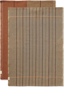ferm LIVING ferm LIVING Ito Geschirrtuch 50x70 cm 2er Pack Hazel-oat