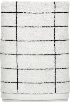 Mette Ditmer Tile Stone Handtuch 50 x 100 cm Schwarz-off white