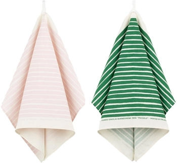 Marimekko Piccolo Küchentuch 43x70 cm 2 Teile Green-Pink