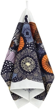 Marimekko Siirtolapuutarha Küchentuch 47x70 cm White-yellow-orange-light blue
