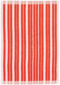 Marimekko Raide Handtuch 50x70 cm Red-light pink
