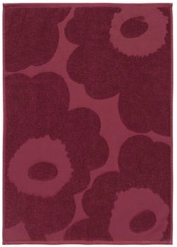 Marimekko Unikko Solid Handtuch 50x70 cm Rouge foncé