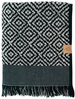 Mette Ditmer Morocco Handtuch 50 x 90cm Black-white