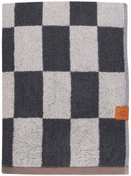 Mette Ditmer Retro Handtuch 70 x 133cm Dark grey