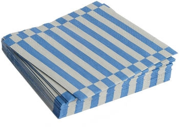 ferm LIVING HAY Pattern Lunch Stripe Serviette 33x33 cm 20er Pack Grey-Blue Pillar
