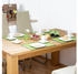Relaxdays Tischset 6 teilig, Platzdeckchen, Bambus, 30 x 45 cm, 6er Pet, abwischbar, grün 10020505_53