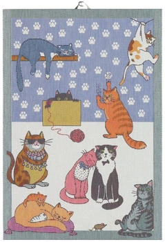 Ekelund Cats fun Geschirrtuch 35 x 50cm