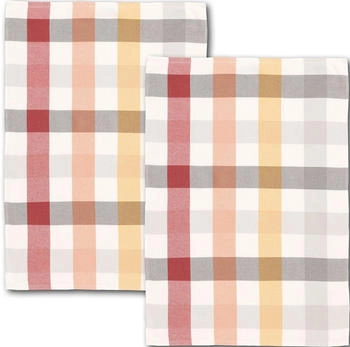 Dyckhoff 2er Set Geschirrtuch 'Multi Dry' 50 x 70 cm Rot