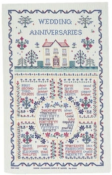 Ulster Weavers Geschirrtuch Baumwolle Wedding Sampler