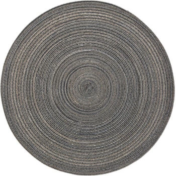 Pichler 6er Spar-Set SAMBA Tischset rund - platin - 6 Stück à Ø 38 cm