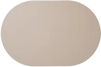 ASA Tischset Oval Leather Optic Stone (07871420)