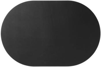 ASA Tischset Oval Leather Optic Schwarz (7875 420)