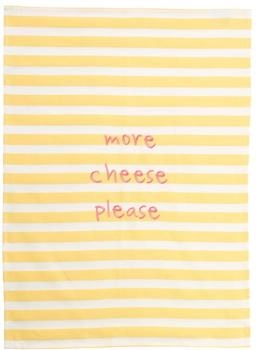 ASA Geschirrtuch "more cheese please" gelb (37857065)
