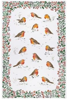 Ulster Weavers Geschirrtuch Baumwolle Robins & Berry Border
