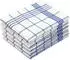 ZOLLNER Geschirrtücher Waffelmuster Baumwolle 50x70cm blau-weiß 5er-Set